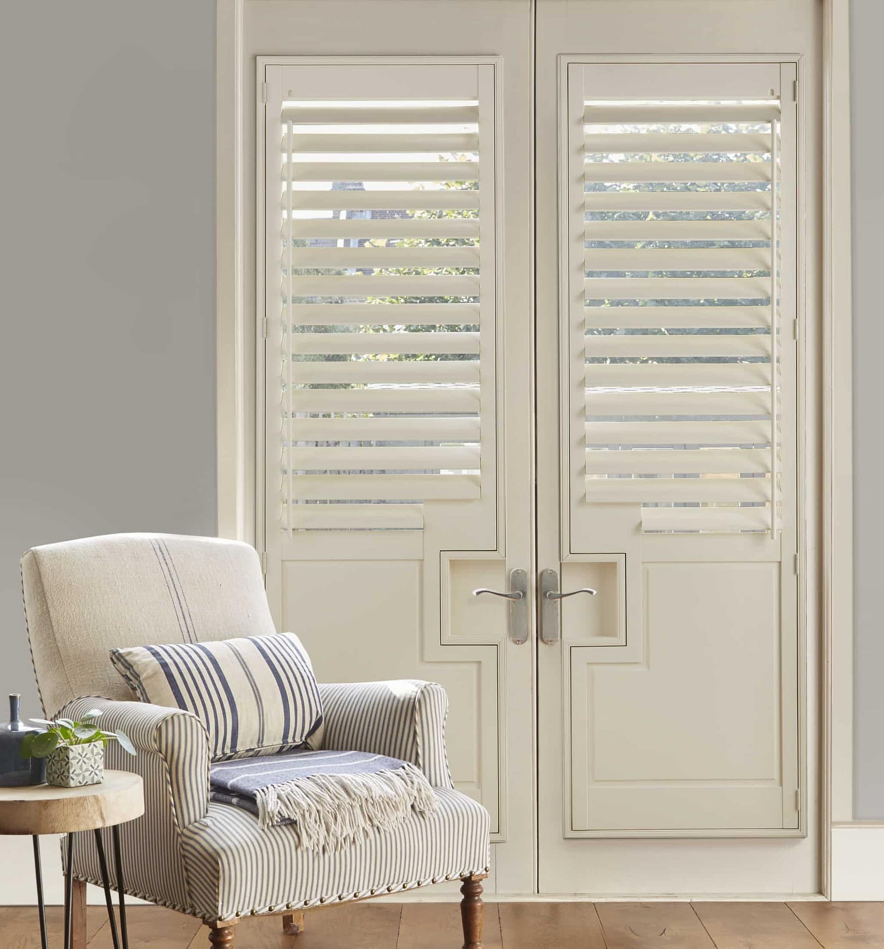 French Door Shutters ShutterStyle Plantation Shutters Across Ireland